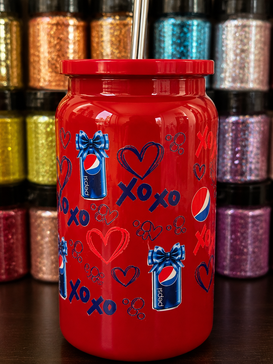 16oz Metal Pepsi Cup